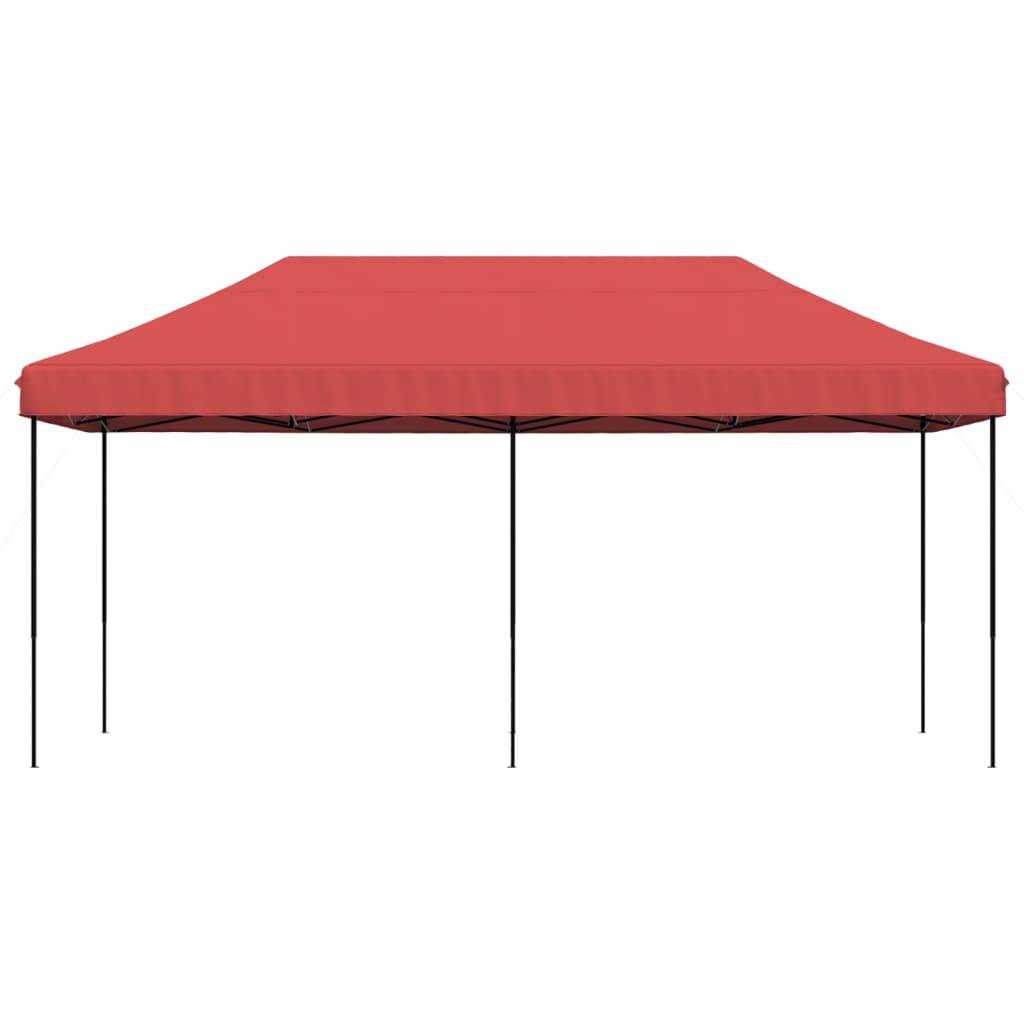 ComfortXL - Tente de réception pliable acier événement plein air pop-up 580x292 Rouge - ComfortXL Outdoor Living - Image 3