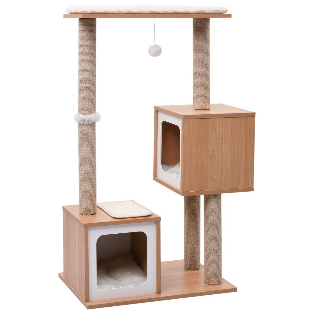 Vidaxl - Arbre à chat avec tapis à gratter en sisal 104 cm vidaXL - Image 6