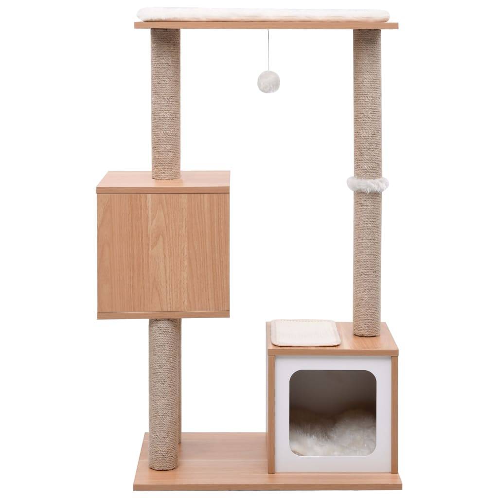 Vidaxl - Arbre à chat avec tapis à gratter en sisal 104 cm vidaXL - Image 7