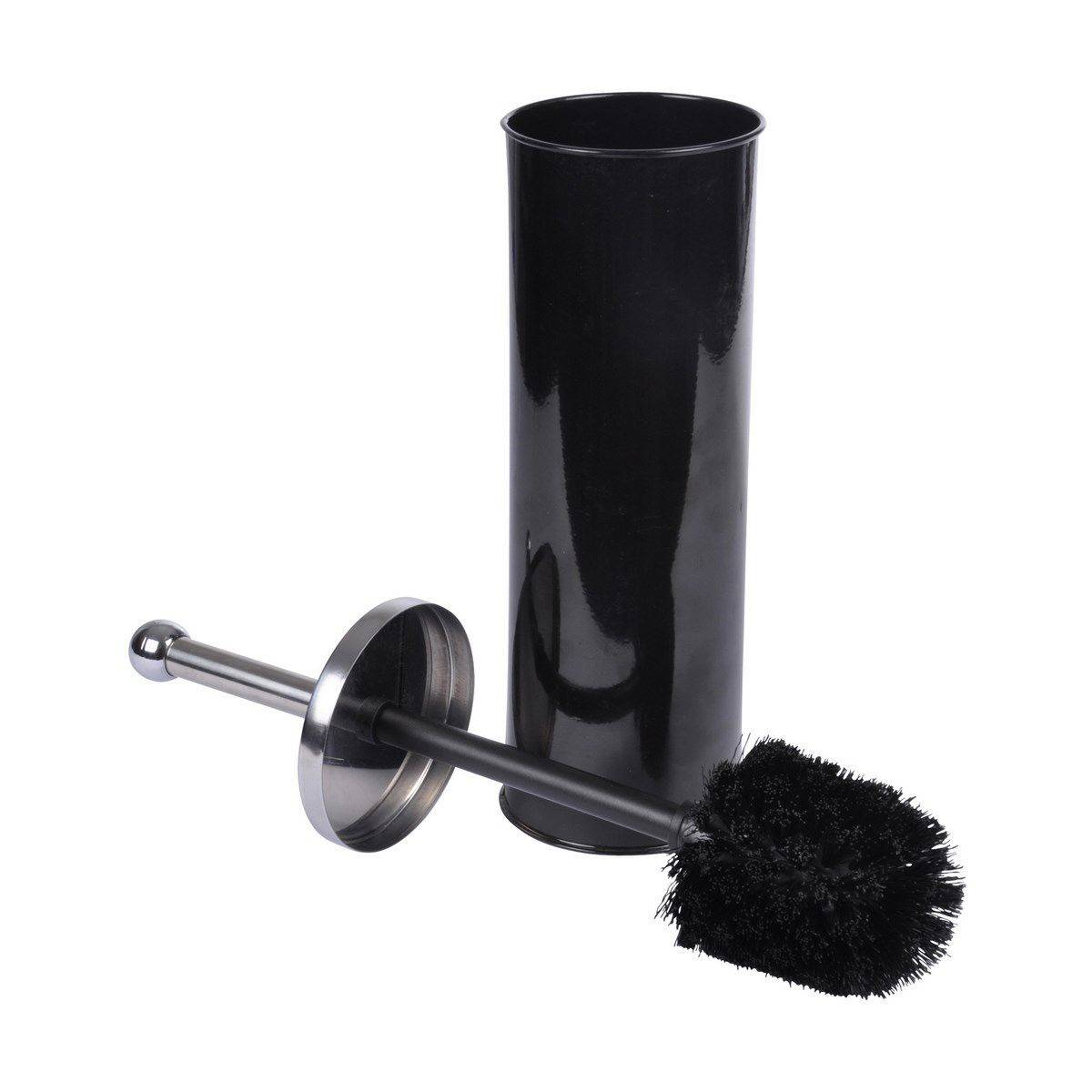 Paris Prix - Brosse WC en Métal "Vitamine II" 37cm Noir - Image 1