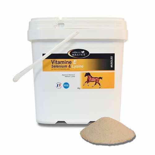Vitamine E + Sélénium + Lysine Cheval - 4kg - Horsemaster
