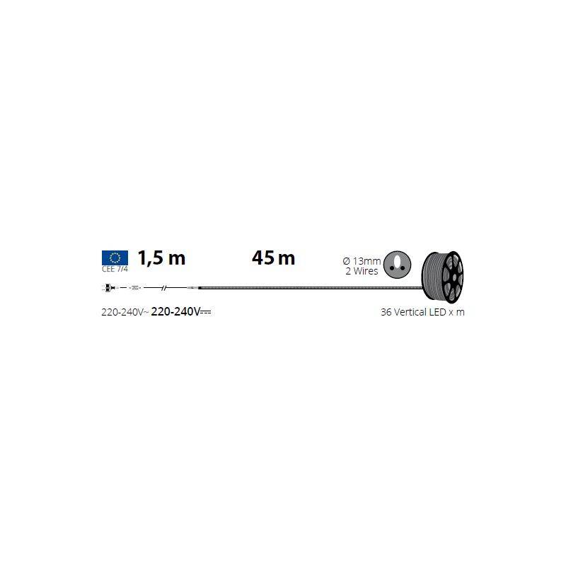 Lotti - Cordon lumineux LED 90M blanc froid professionnel  Lotti - Image 4