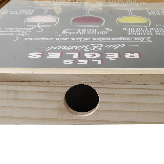 Cook Concept - Cadre Collecteur de Bouchon "Bistrot" 46cm Noir - Image 3