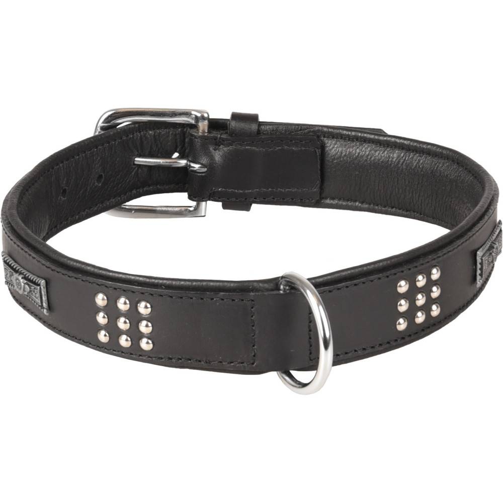 Collier Cuir SEDONA noir taille XXL 51-60 cm pour chien. - Image 3