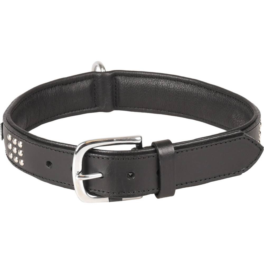 Collier Cuir SEDONA noir taille XXL 51-60 cm pour chien. - Image 2