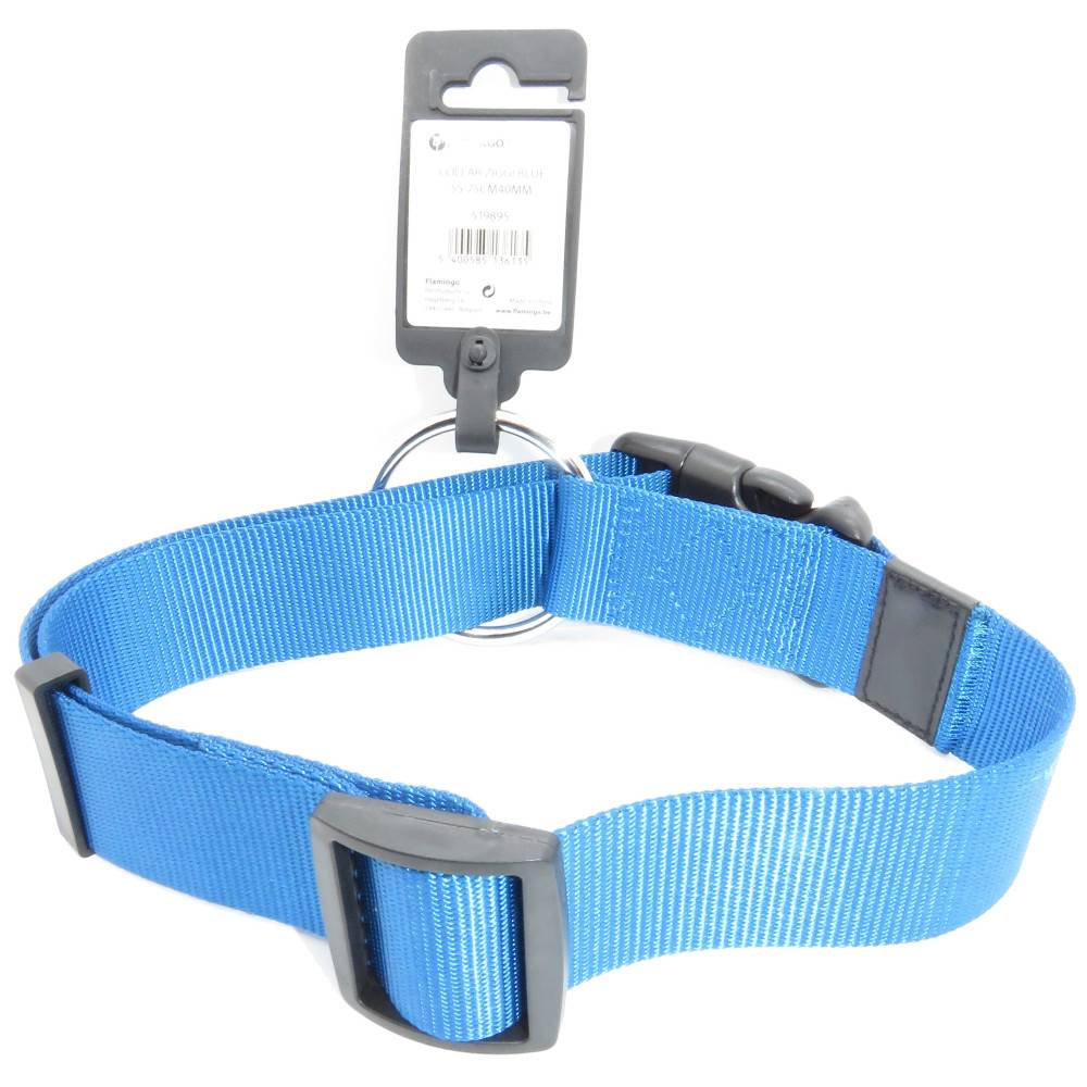 Flamingo - Collier Ziggi bleu 55 -75 cm 40 MM  taille XXL pour chien - Image 4