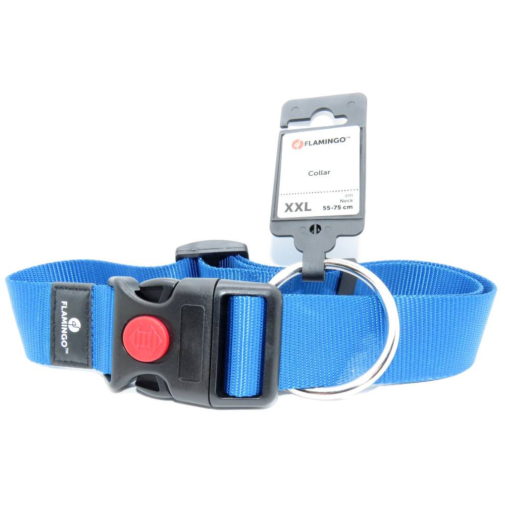 Flamingo - Collier Ziggi bleu 55 -75 cm 40 MM  taille XXL pour chien - Image 5