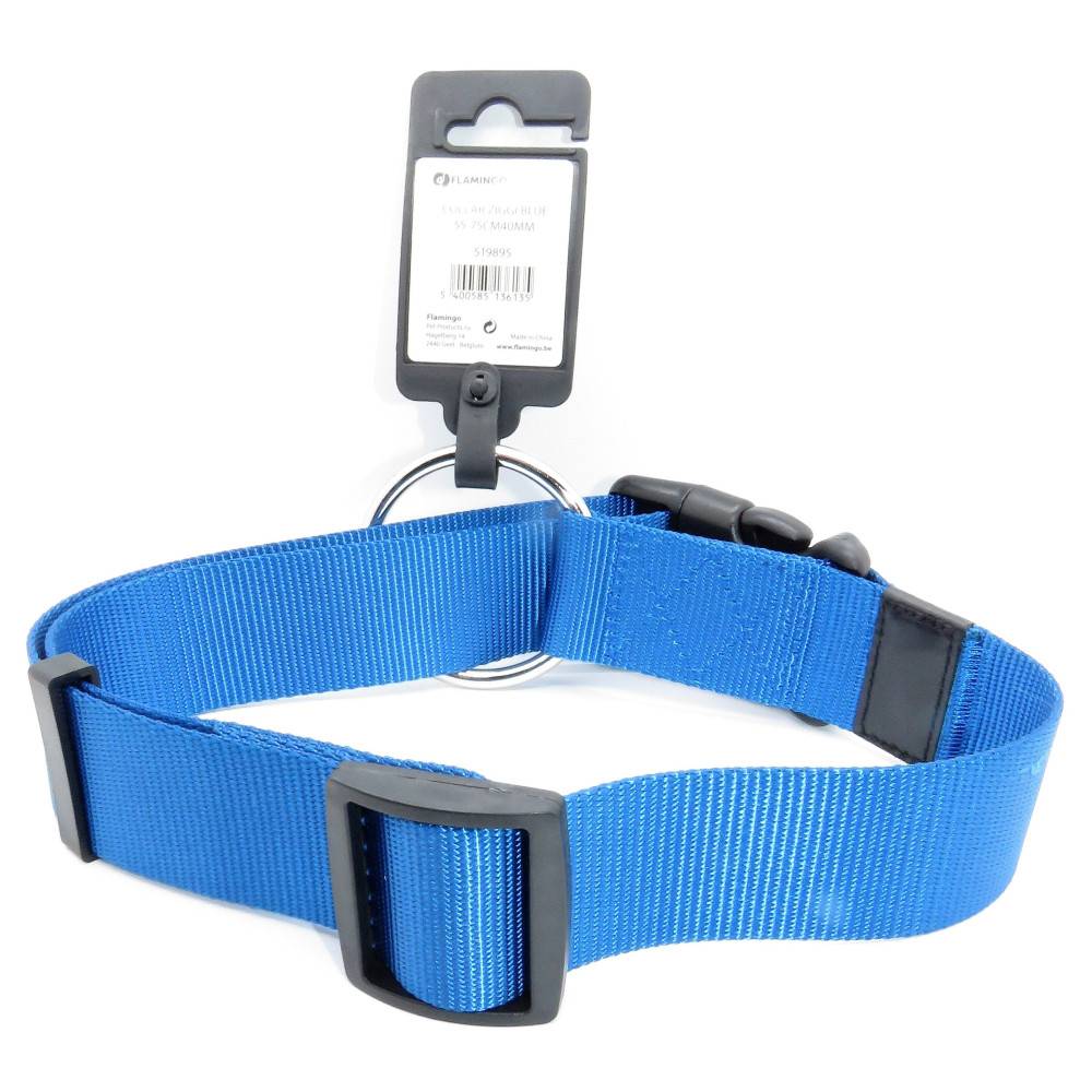 Flamingo - Collier Ziggi bleu 55 -75 cm 40 MM  taille XXL pour chien - Image 2