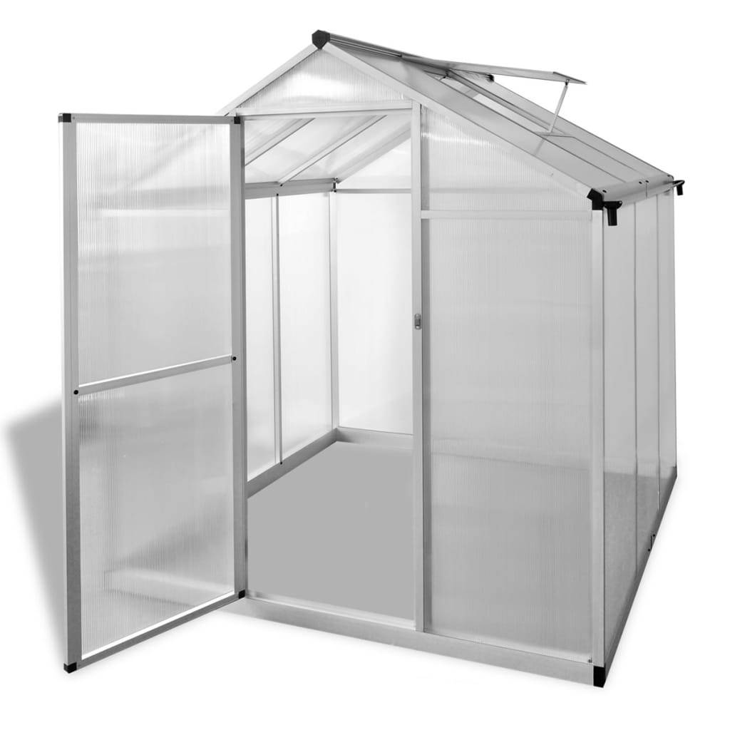 Serre Jardin Aluminium Polycarbonate Protection Plantes 3,46m² Transparente - ComfortXL Outdoor Living - Image 1
