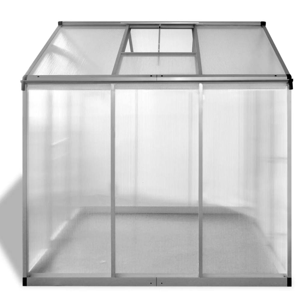 Serre Jardin Aluminium Polycarbonate Protection Plantes 3,46m² Transparente - ComfortXL Outdoor Living - Image 3