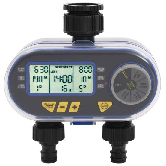 Vidaxl - Minuterie numérique automatique d'arrosage avec sortie double vidaXL 48039 - Image 1