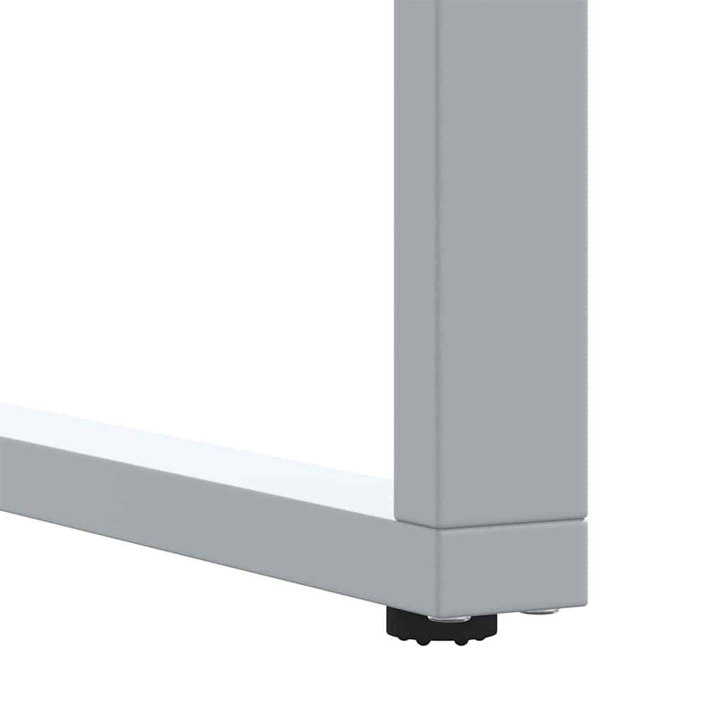 Table de jardin gris bois d'acacia massif 160 x 80 x 75 cm, Poids :19.8kg - PANGIVO - Image 9