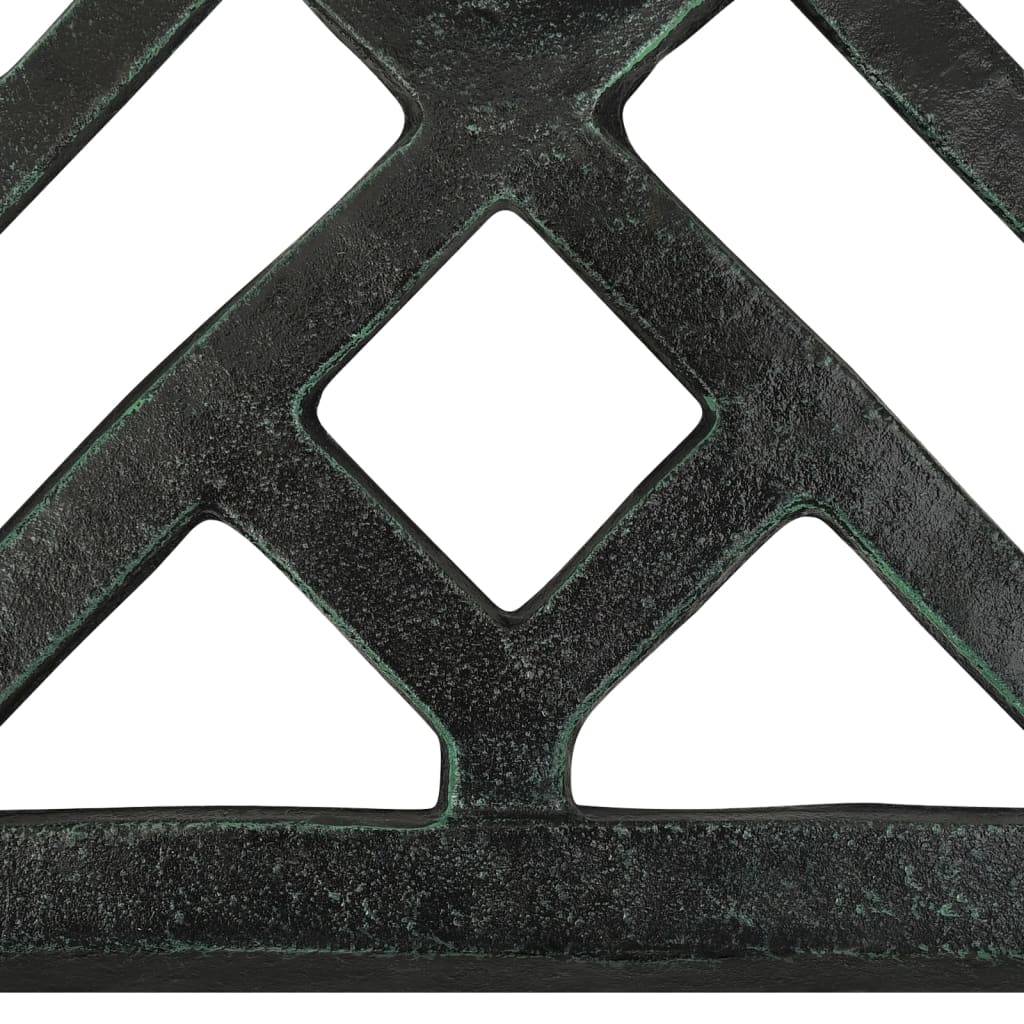 Socle de parasol - accessoire parasol Vert 44x44x31 cm Fonte - MEUBLE PRO-JU5540 - Image 4