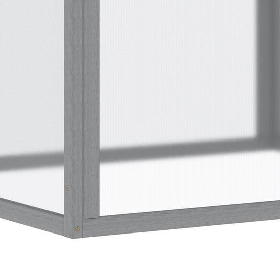 ComfortXL - Châssis de jardin en pin et polycarbonate 90 x 80 x 58 cm gris clair pour semis - ComfortXL Outdoor Living - Image 8