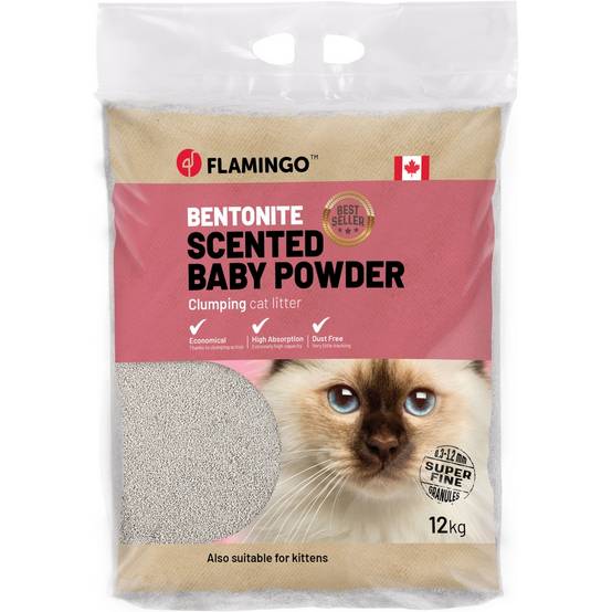 Litière pour chats Poudre Bébé Contenance 12 kg