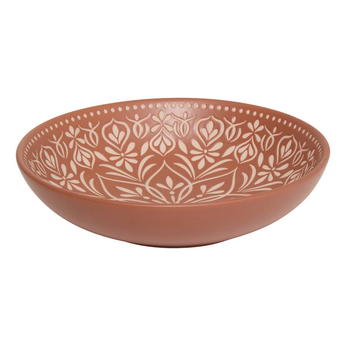 Atmosphera - Lot de 6 assiettes creuse Ines D20cm terracotta - Atmosphera Créateur d'intérieur - Image 3