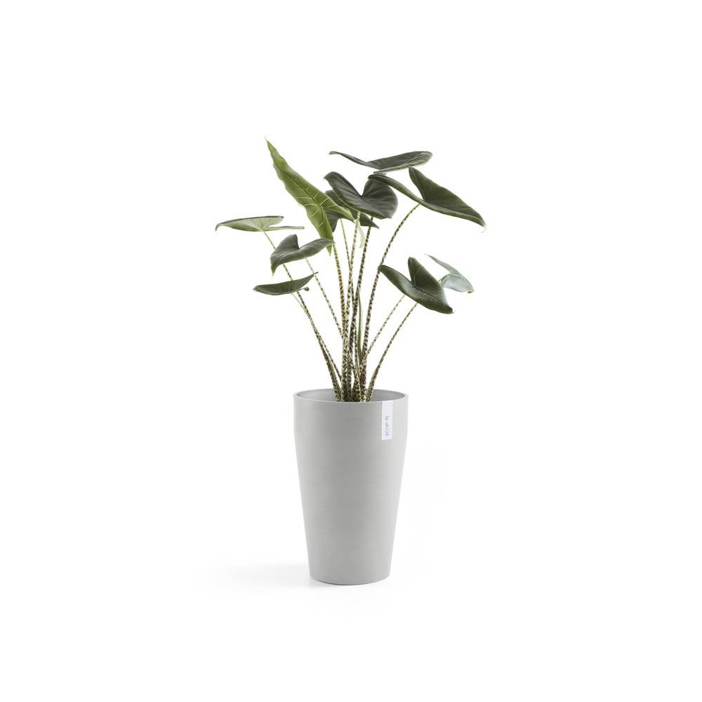 Ecopots - Pot Haut Sankara 55 Blanc Gris - Ø 35 x H. 55 cm - 36 L ECOPOTS - Image 1