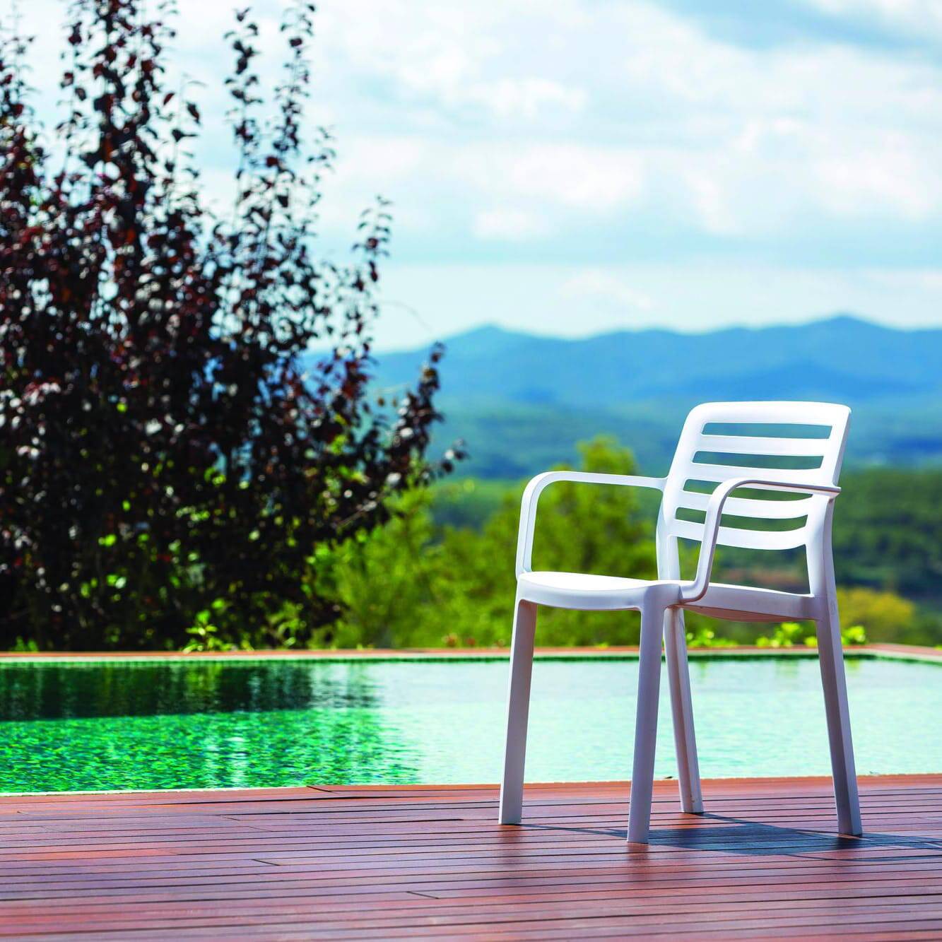 Garbar - Fauteuils Wind garbar plastique beige (Lot de 4) - Image 5