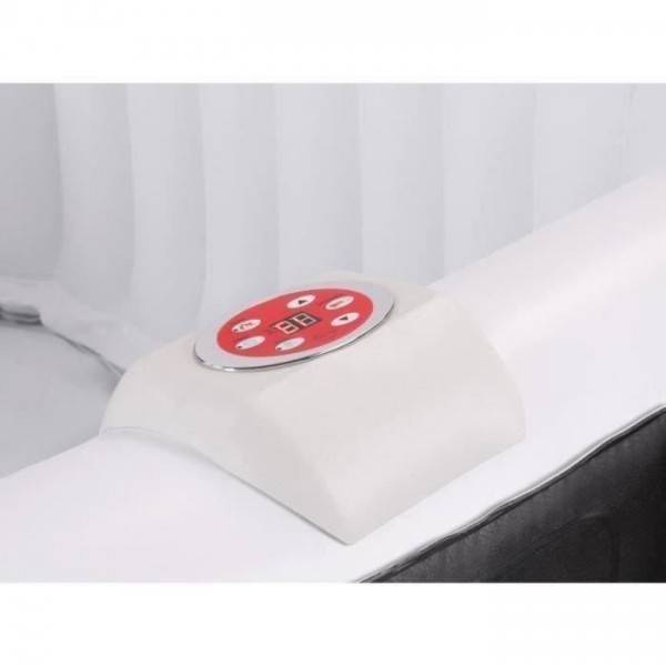 SUNSPA - Spa gonflable SUNSPA - AC02 - 185 x 65 cm - 6 places - Carré (Livré avec filtre, cadenas, tapis de sol et couverture) - Image 5