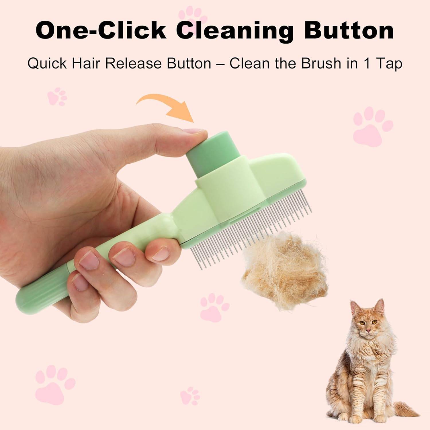 DtopbuyAge - Peigne Autonettoyant pour Chien et Chat DtopbuyAge - Image 2