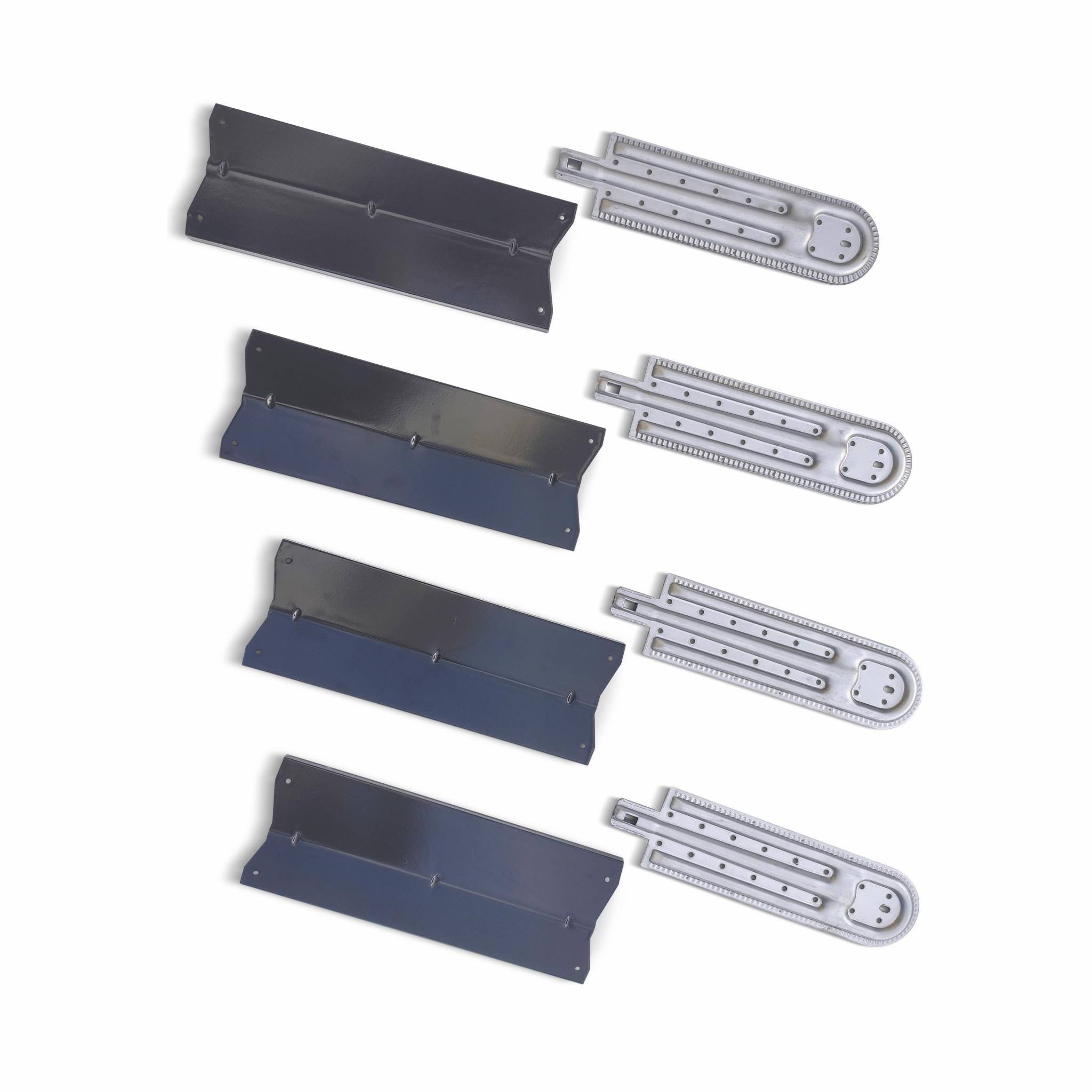 Lot de 4 brûleurs et 4 diffuseurs pour barbecue RICHELIEU. D’ARTAGNAN et ROCHEFORT | sweeek - Image 1