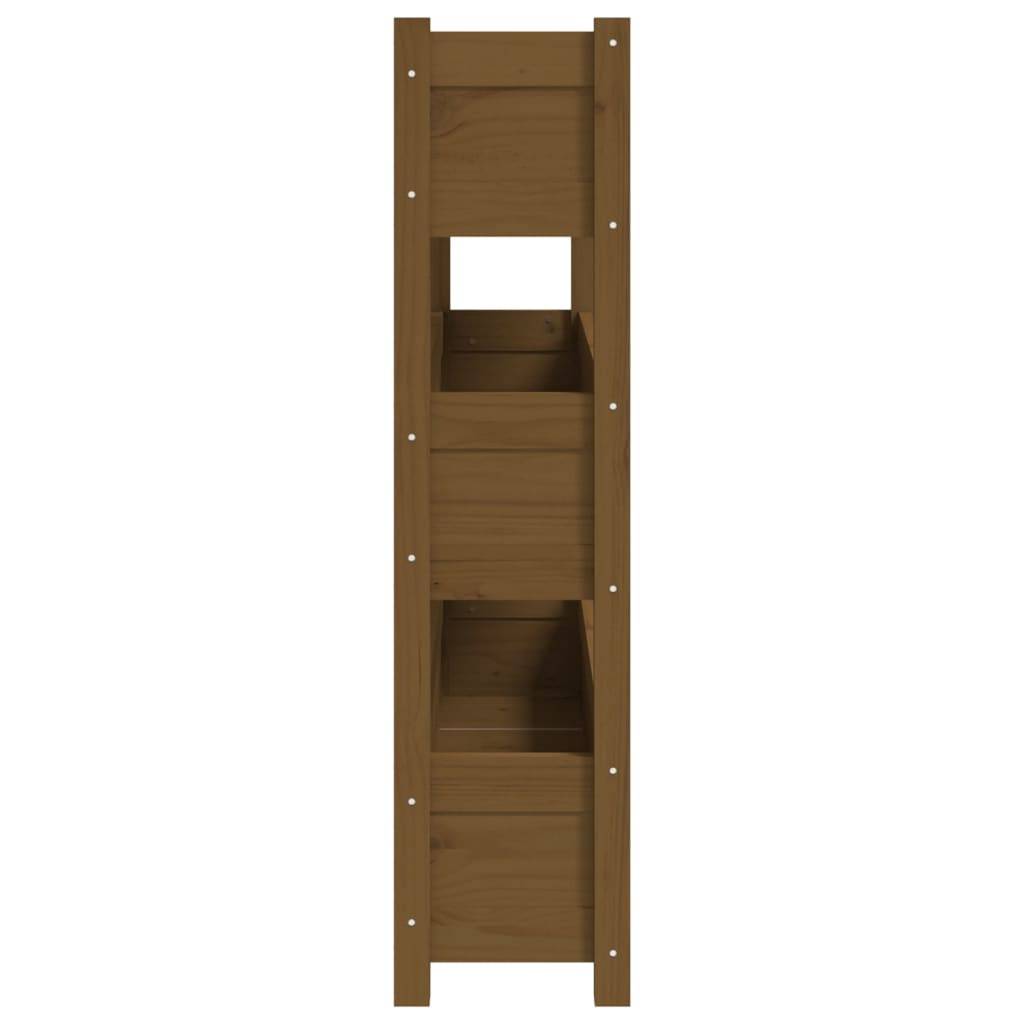 Vidaxl - Jardinière Marron miel 112x25x104,5 cm Bois massif de pin vidaXL 823923 - Image 7