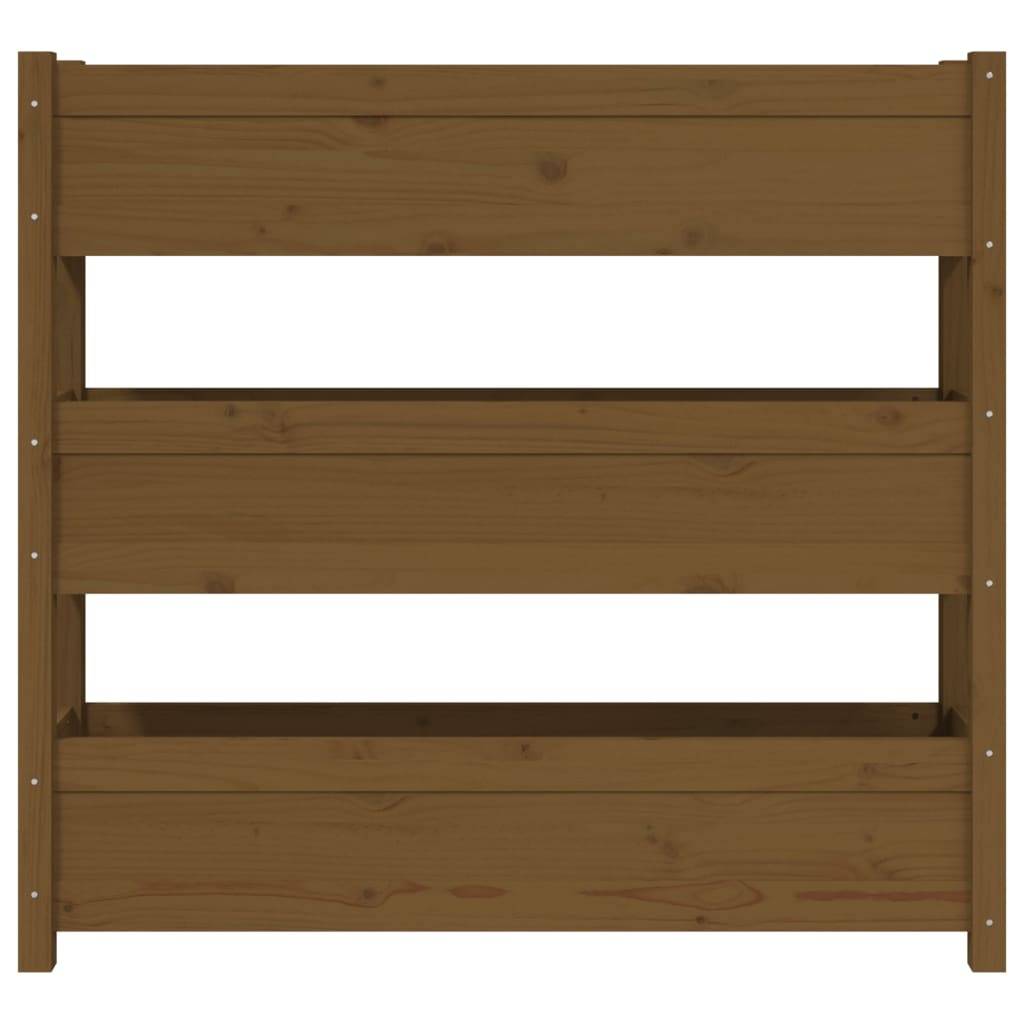 Vidaxl - Jardinière Marron miel 112x25x104,5 cm Bois massif de pin vidaXL 823923 - Image 8