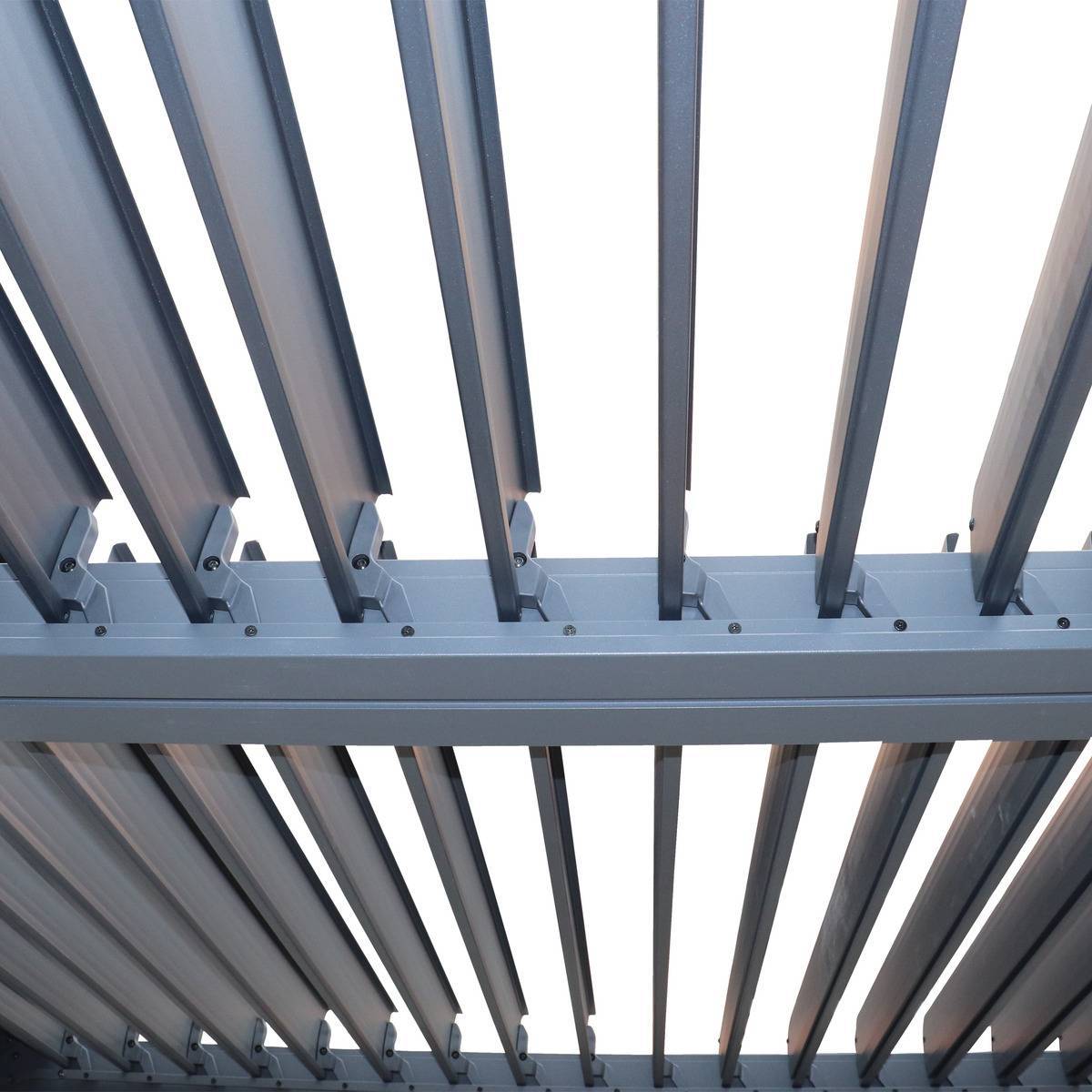 Hesperide - Pergola autoportante Evonis 3x3m gris graphite - Hespéride - Image 5