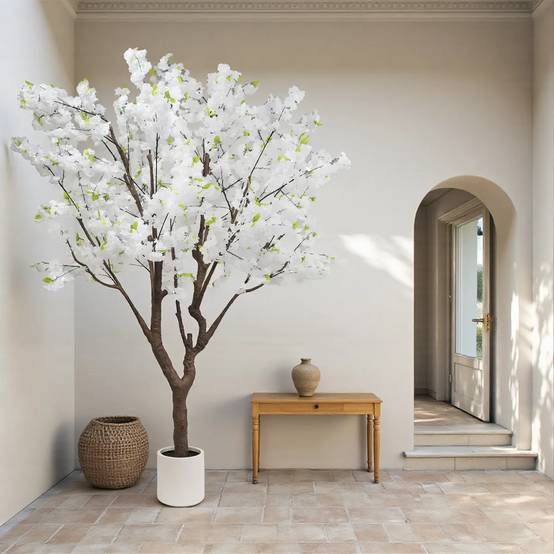 Cerisier artificiel blanc 280cm - Image 3