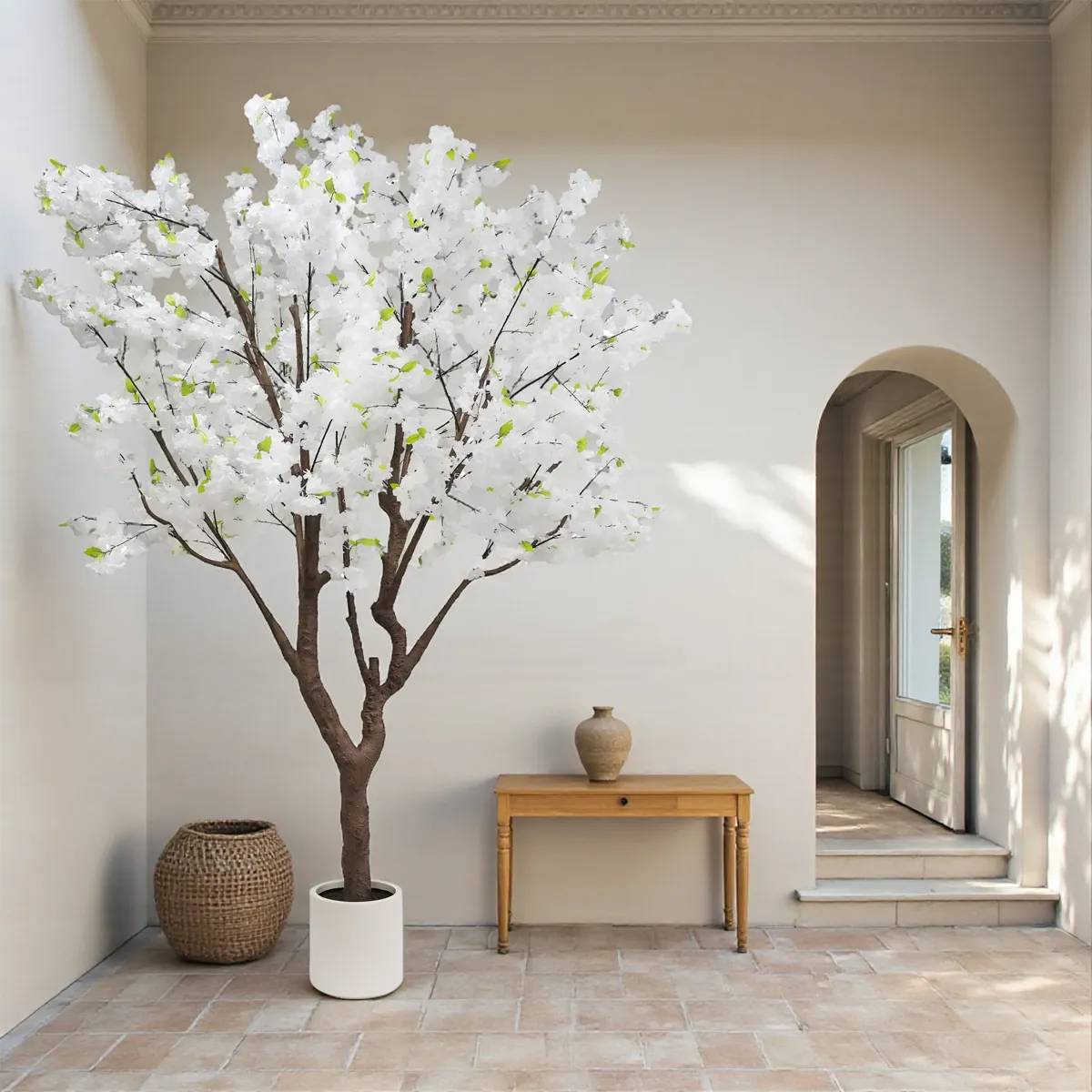 Cerisier artificiel blanc 280cm - Image 3
