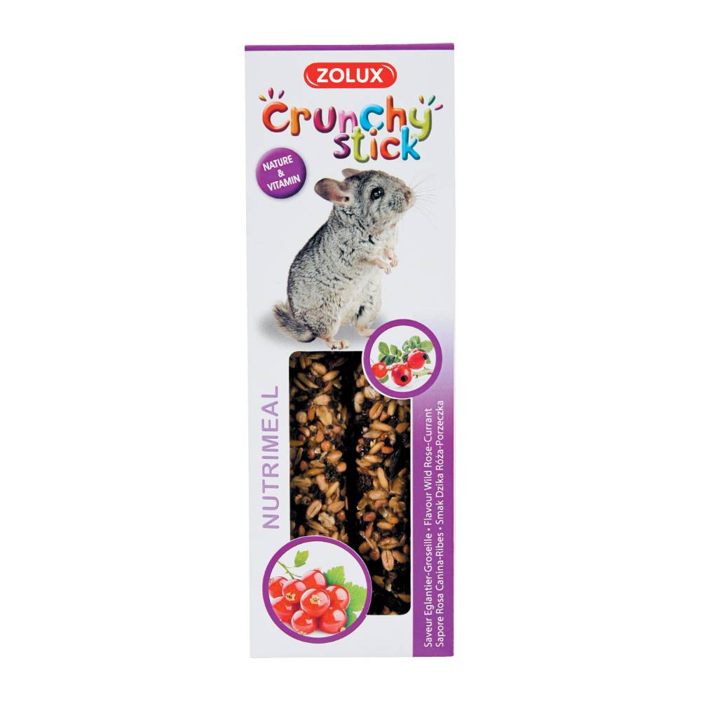 Zolux - Crunchy stick pour chinchillas saveur églantine et groseilles - Image 2