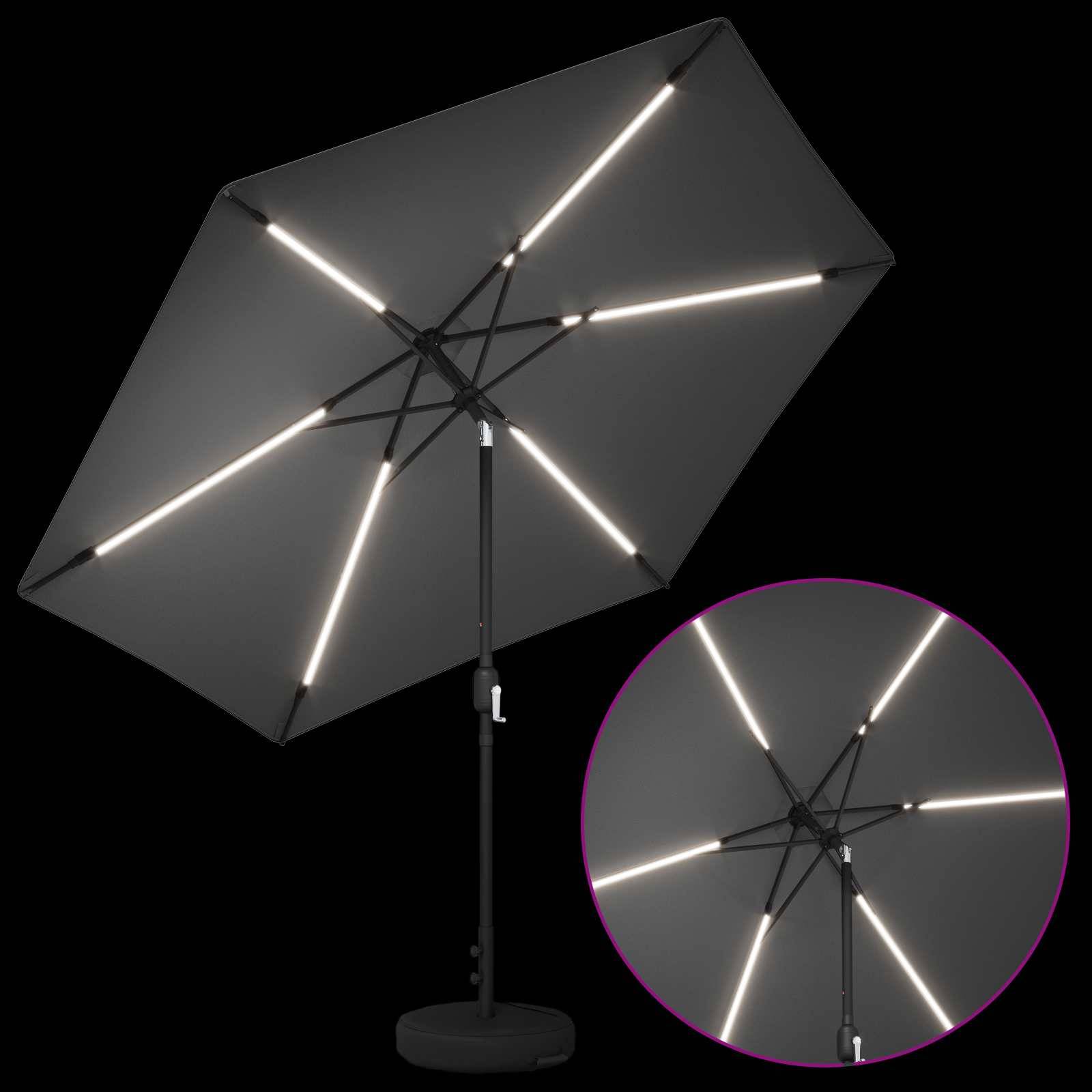 PANGIVO - Parasol polyester anthracite 296 x 296 x 235 cm - PANGIVO - Image 4