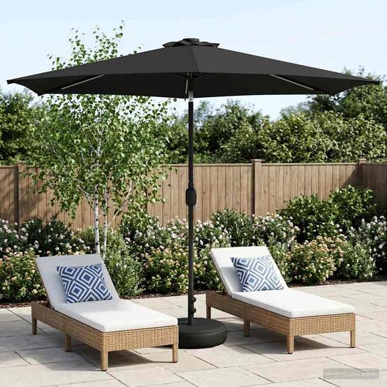 PANGIVO - Parasol polyester anthracite 296 x 296 x 235 cm - PANGIVO - Image 1