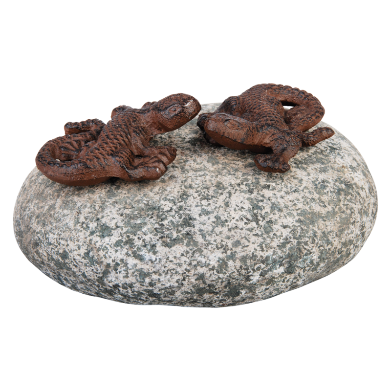 Animaux sur galet - Modèles aléatoires - L 19 cm - Image 2