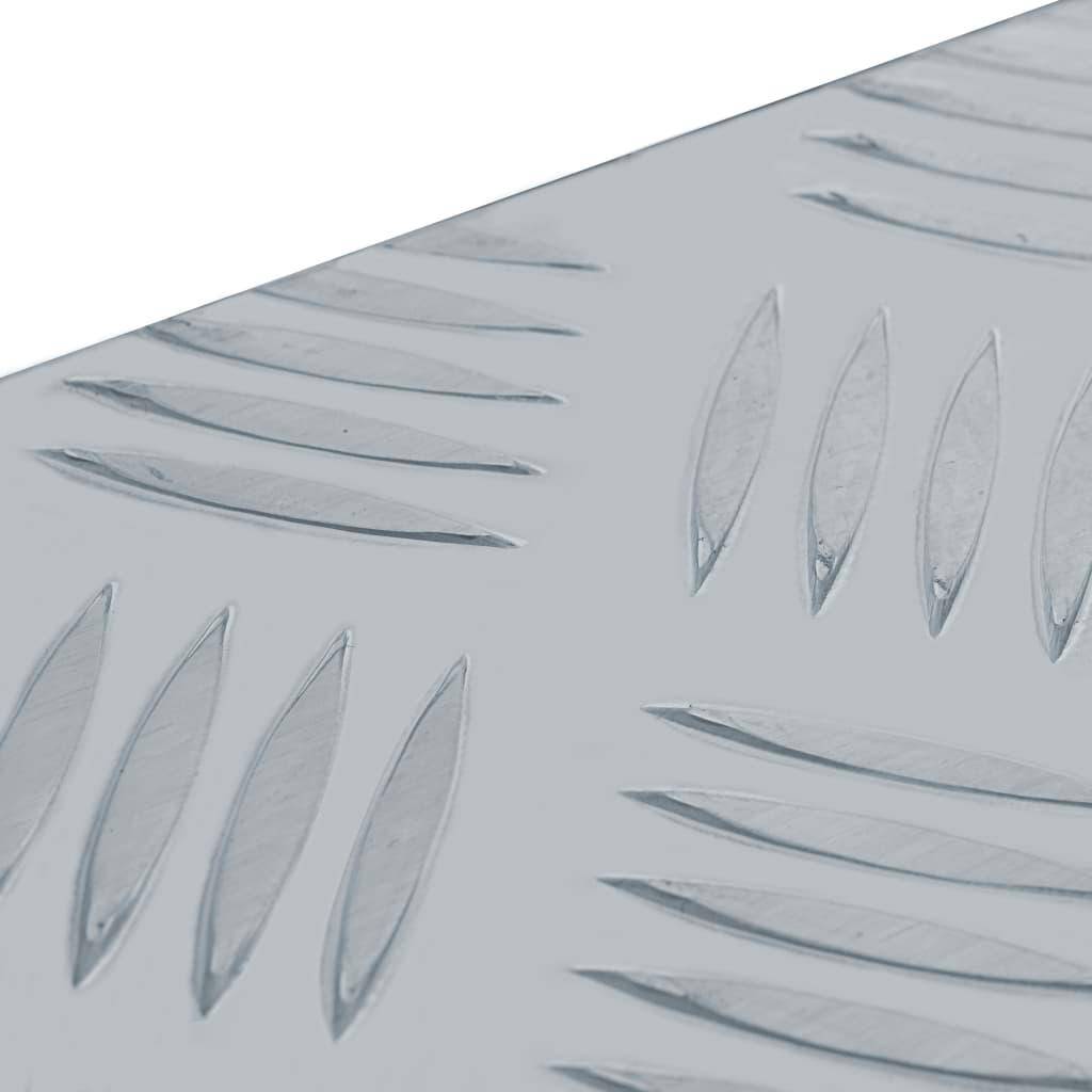 Helloshop26 - Boîte en aluminium argenté outils coffre de rangement caisse à outils 80 x 30 x 35 cm argenté - Image 6