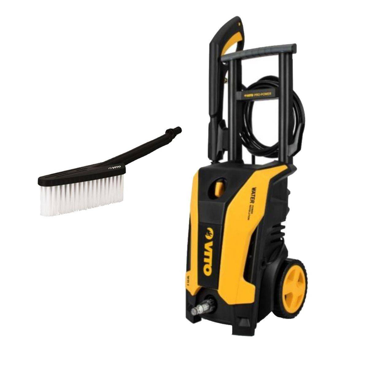 Nettoyeur haute pression 115 bars 1300W Brosse lavage Tuyau 5m Lance turbo + Filtre VITO - Image 1