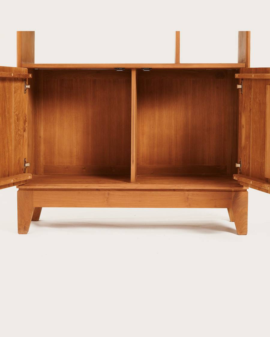 Kyoto - Bibliothèque en teck massif - UNIQKA - Image 6