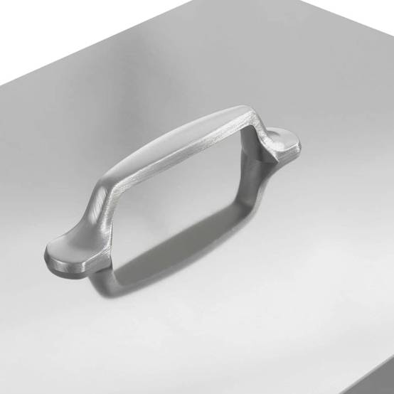 Distributeur Pédale Acier Galvanisé Poule 10kg Argent - ComfortXL Outdoor Living - Image 7
