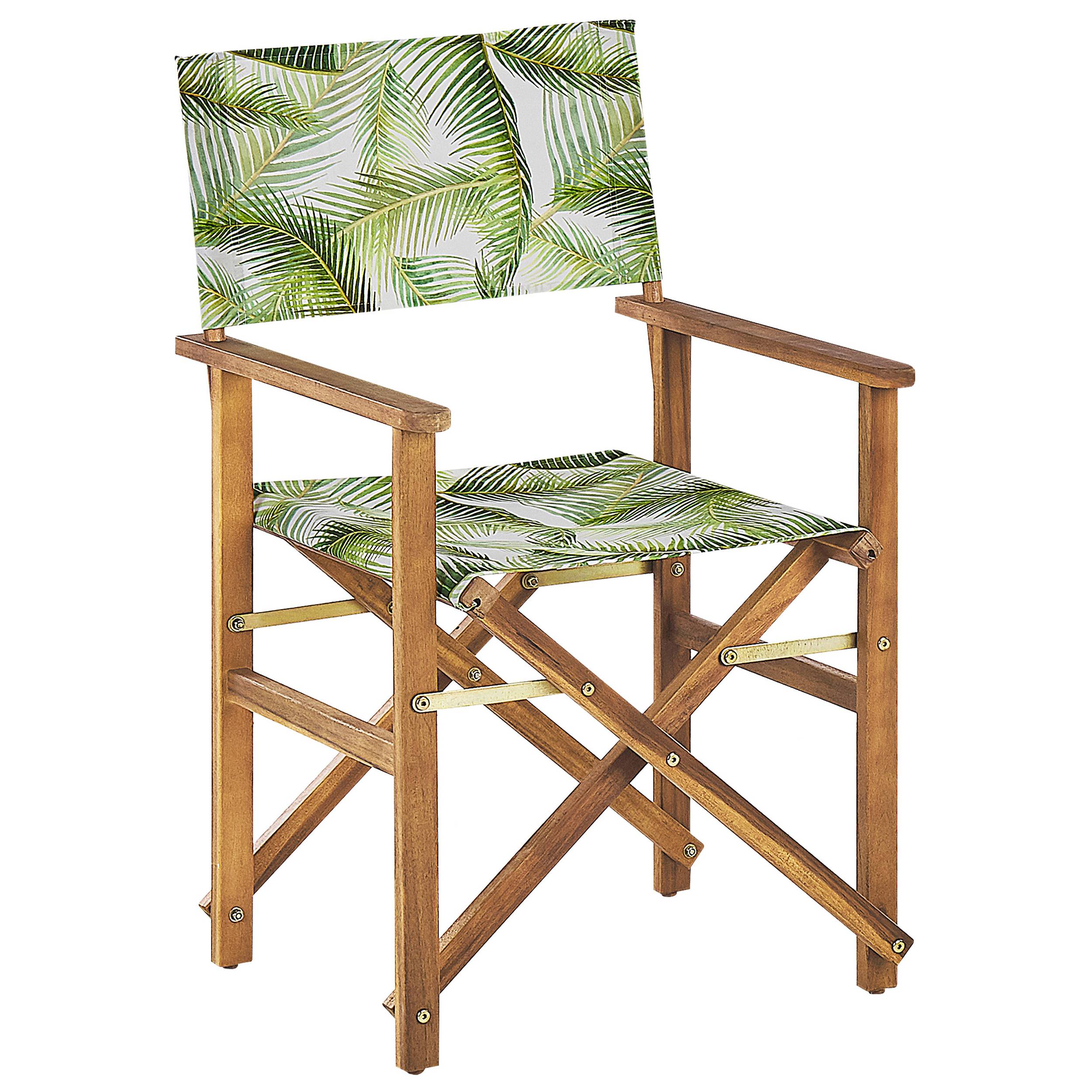 Beliani - Chaise de jardin Tissu Vert clair CINE - 50x50x91- Beliani - Image 4