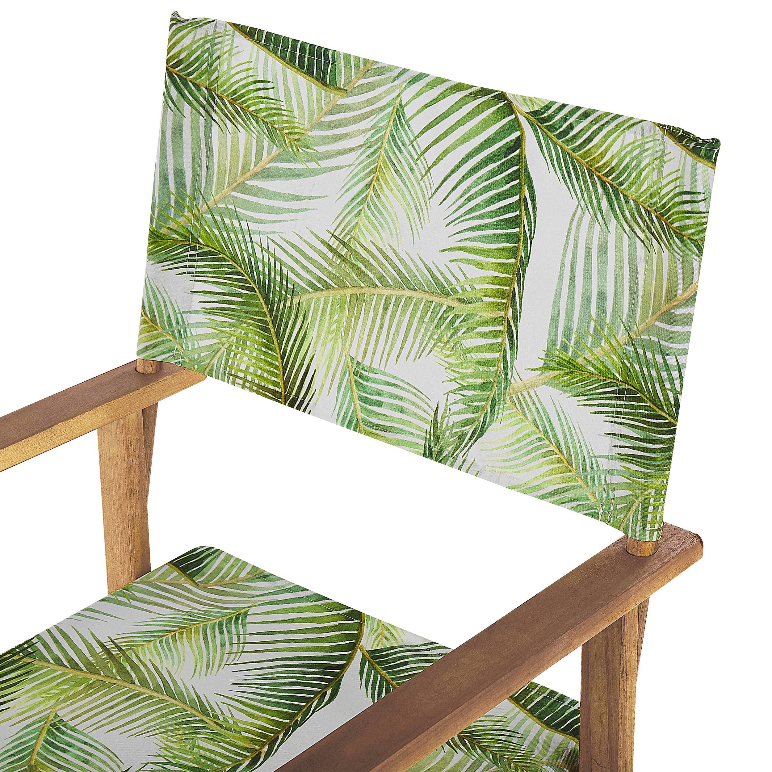 Beliani - Chaise de jardin Tissu Vert clair CINE - 50x50x91- Beliani - Image 6