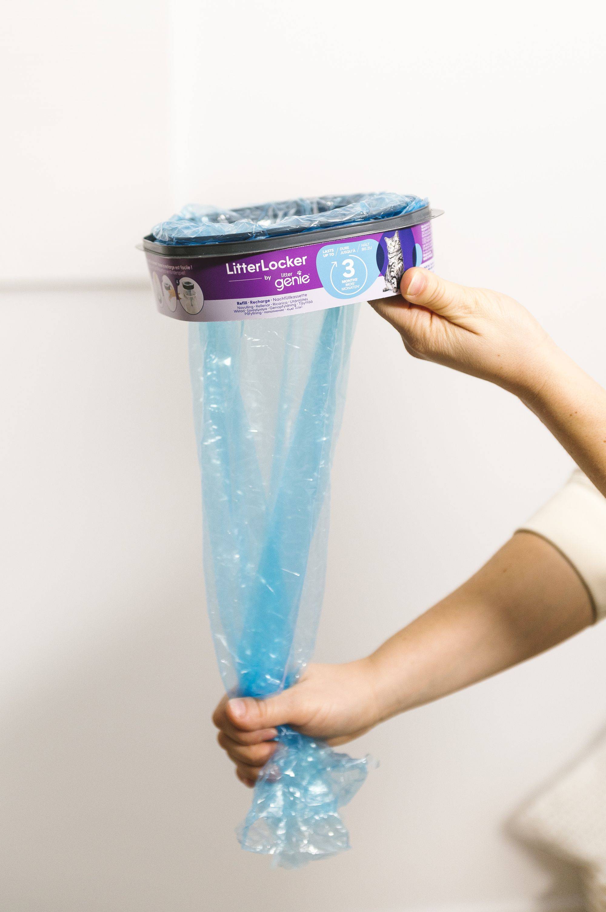 Lot de 3 recharges octogonales  Compatible avec la poubelle LitterLocker par Litter Genie et la poubelle Fashion - Image 4