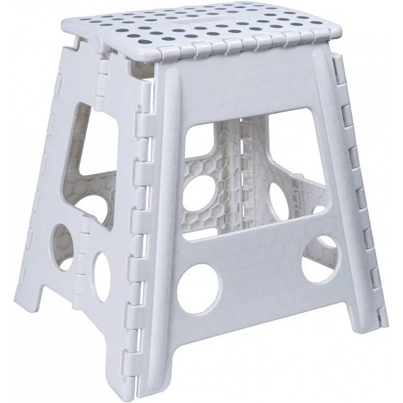 Marche Pied Pliable 32 cm | Tabouret Pliant Antidérapant | Plateforme d'Accès Domestique Stable pour Atteindre Meubles Étagères Placards- VENTEO - Image 5