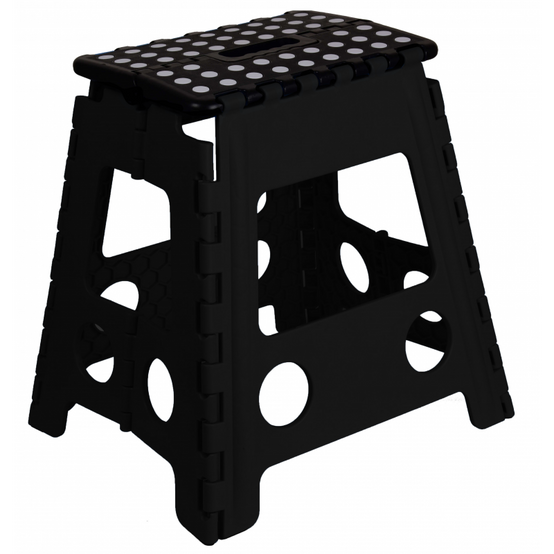 Marche Pied Pliable 32 cm | Tabouret Pliant Antidérapant | Plateforme d'Accès Domestique Stable pour Atteindre Meubles Étagères Placards- VENTEO - Image 4