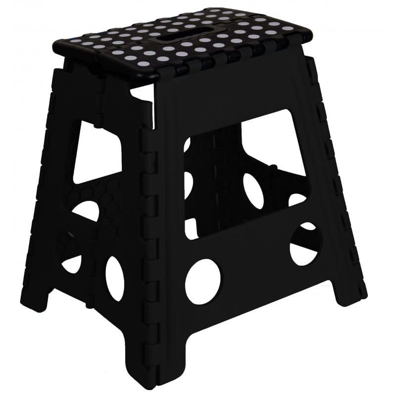 Marche Pied Pliable 32 cm | Tabouret Pliant Antidérapant | Plateforme d'Accès Domestique Stable pour Atteindre Meubles Étagères Placards- VENTEO - Image 4