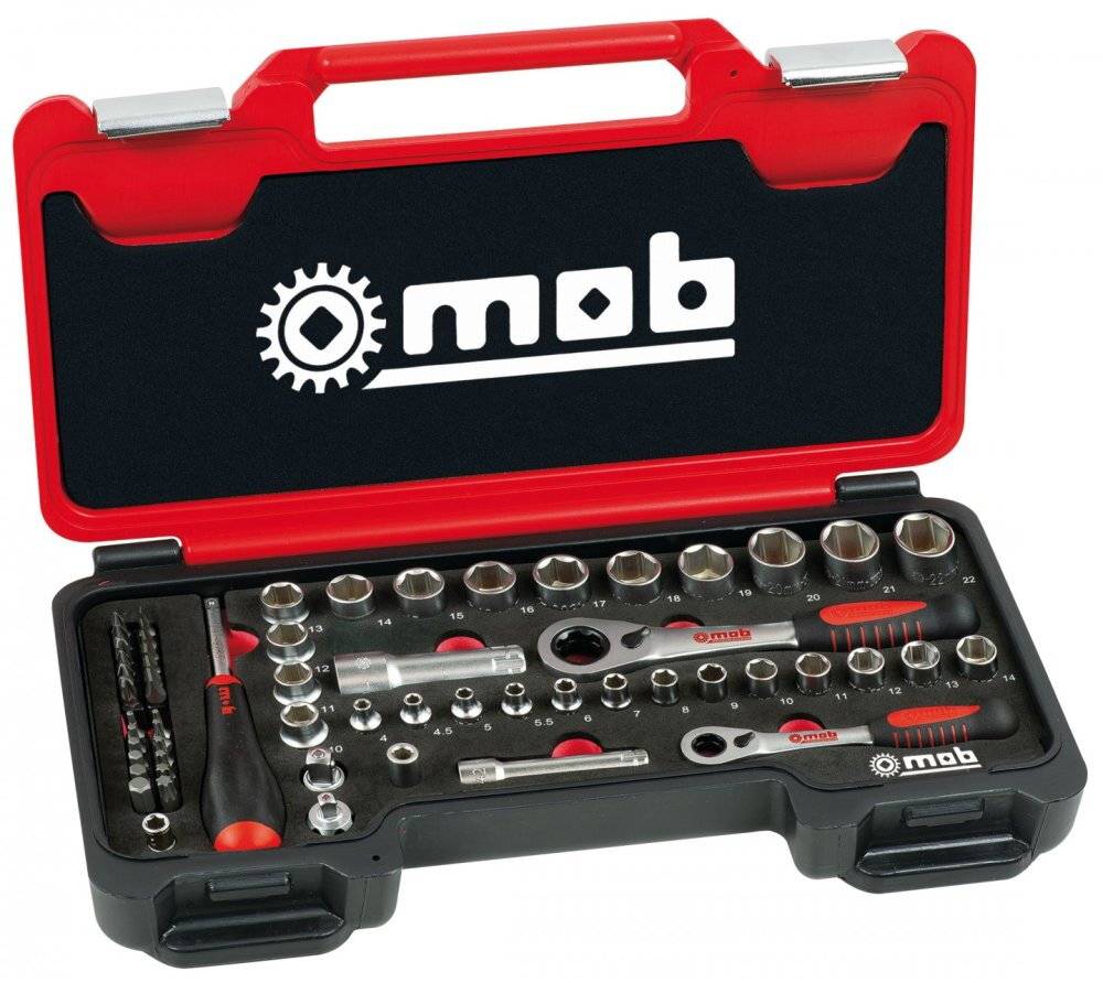 Coffret de douilles traversantes 59 pièces mixte - MOB - Image 3