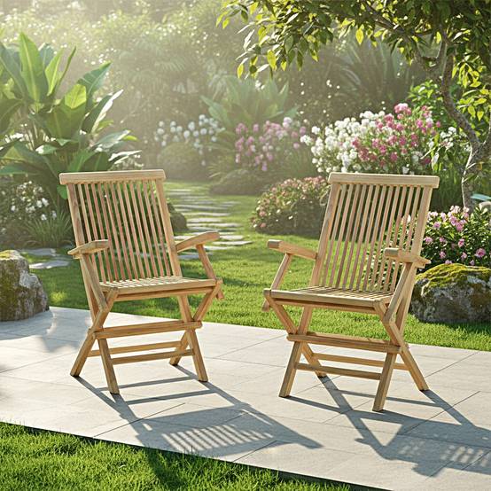 Salon de jardin en teck massif Biarritz, 8 places - TECK'Attitude - Image 8