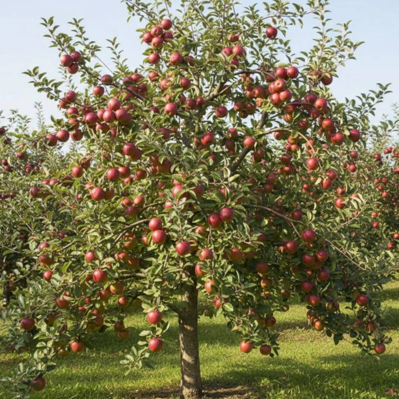 Pommier Belle de Boskoop - Bon rendement - Pot de 15L - 1/2 tige - 150/175 cm - De 3,00 m à 5,00 m - Image 4