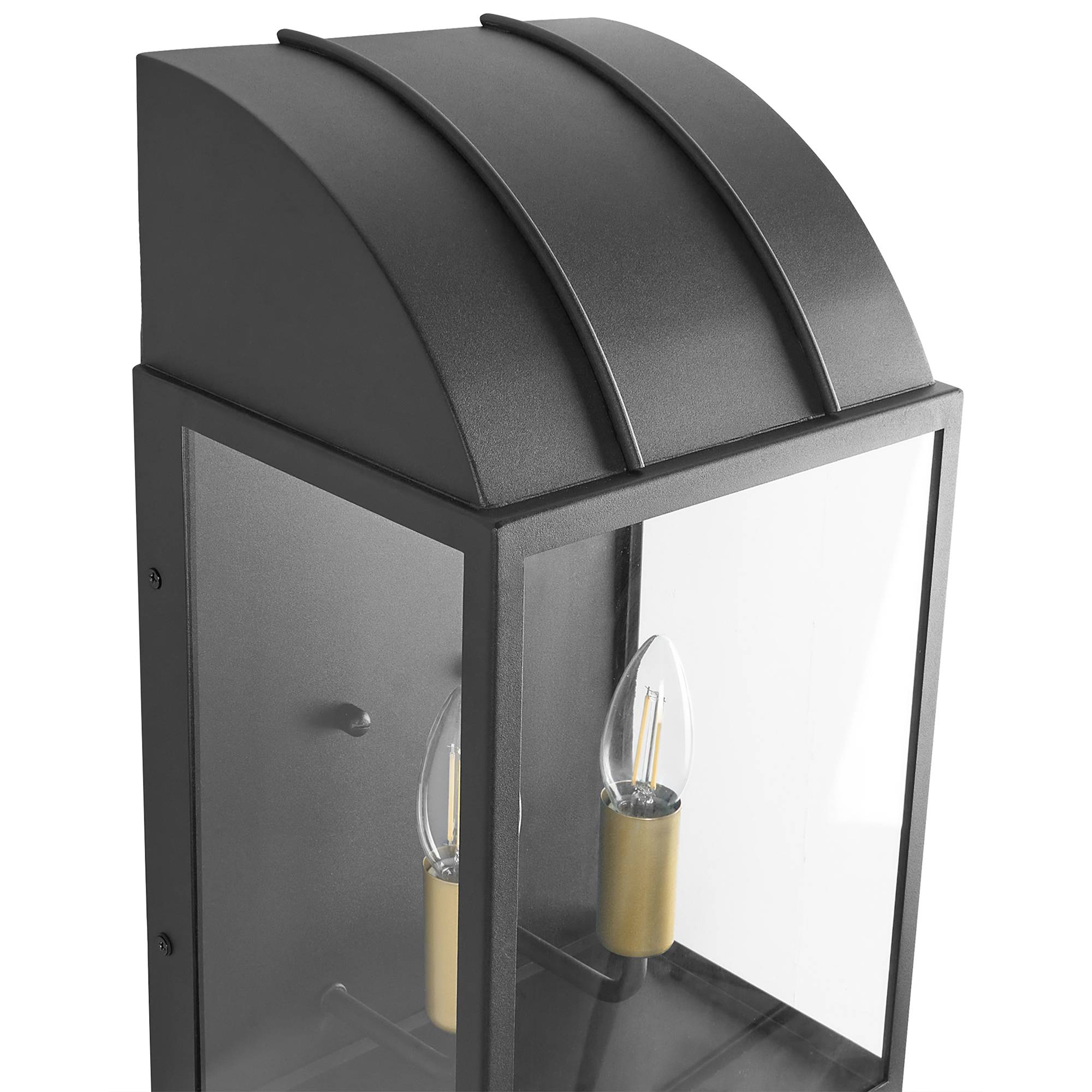 Beliani - Lampe murale pour l'extérieur Aluminium Noir BELITSA - Beliani - Image 5