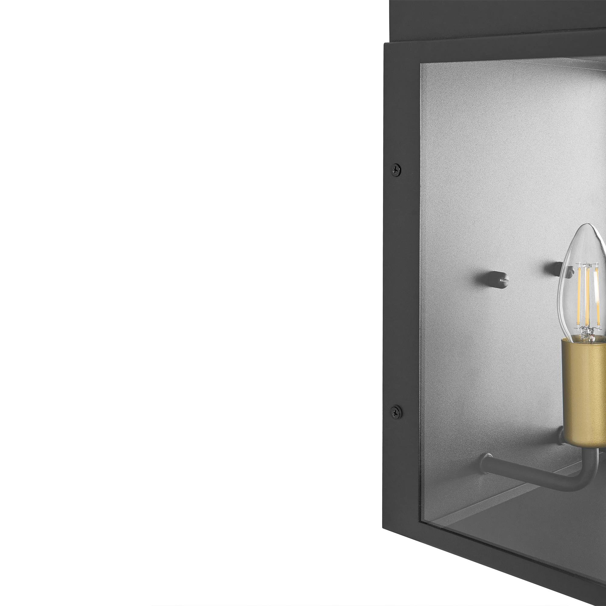 Beliani - Lampe murale pour l'extérieur Aluminium Noir BELITSA - Beliani - Image 6
