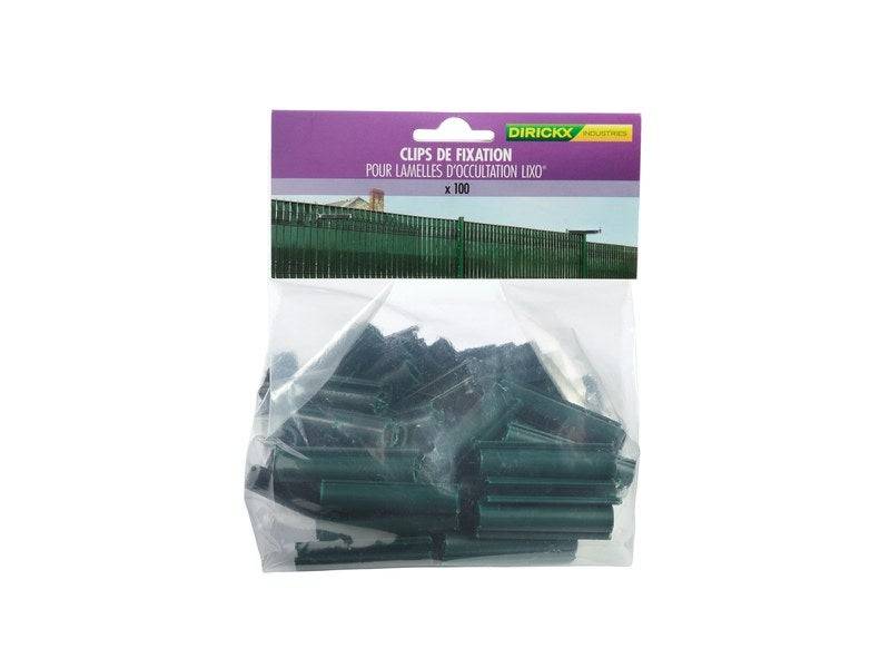 Dirickx - Lot De 100 Clips Pvc À Fixer Lixo Vert, H.1 Cm DIRICKX - Image 3